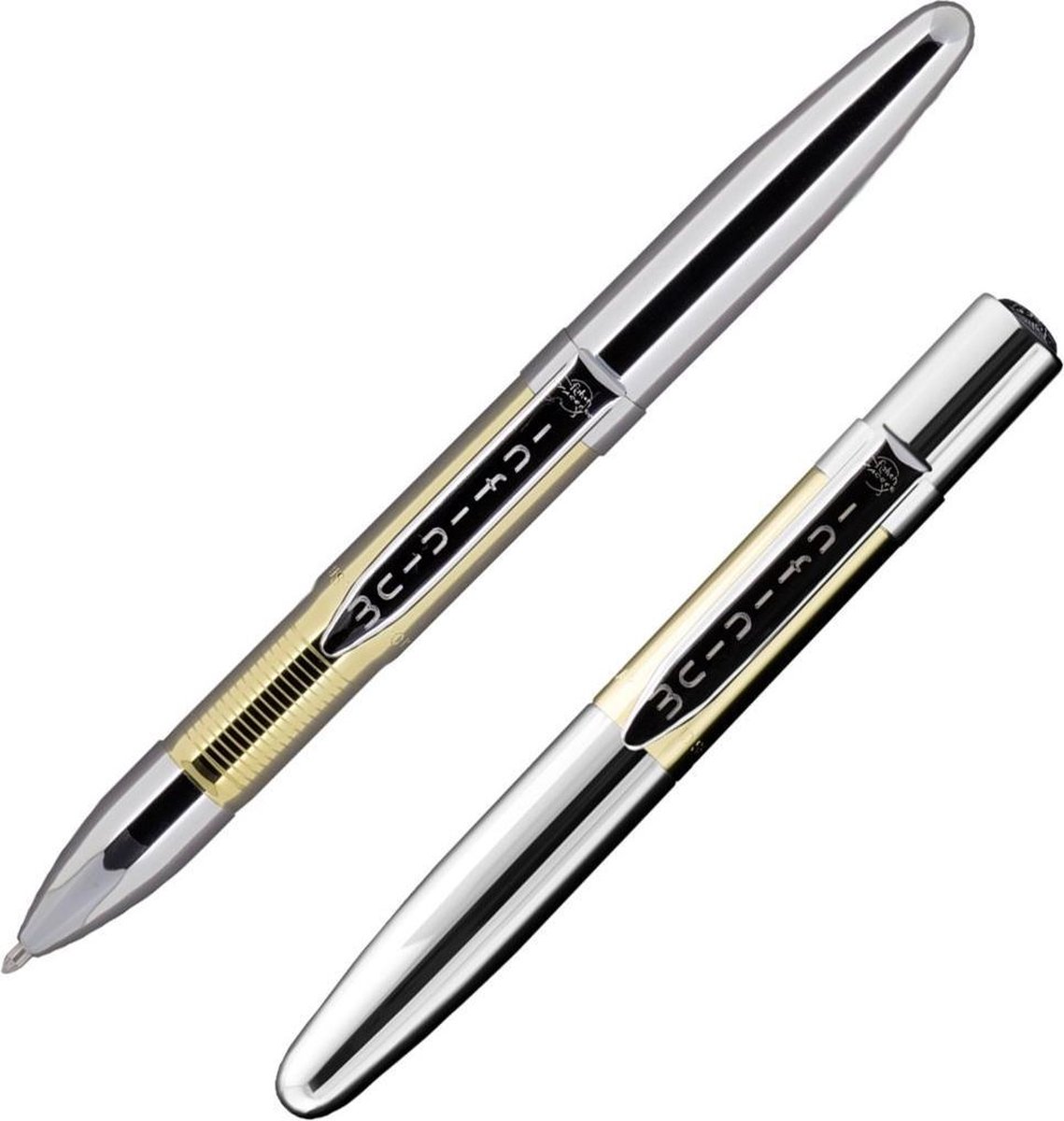 Originele Fisher Space Pen Infinium Space Pen, Goud Titanium Chroom (#INFGTN-4)