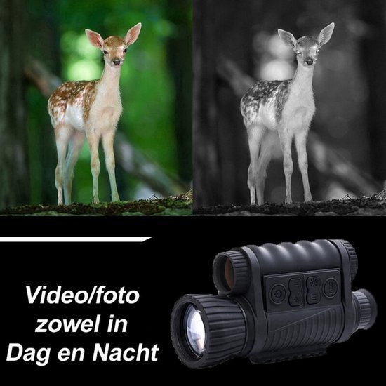 Bewinner Nachtkijker, 4K Digitaal Infrarood Monoculair, 28x Digitale
