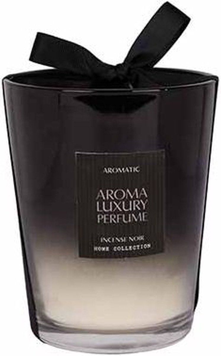 Cosy & Trendy Geurkaars Intense Noir 540g zwart Wit