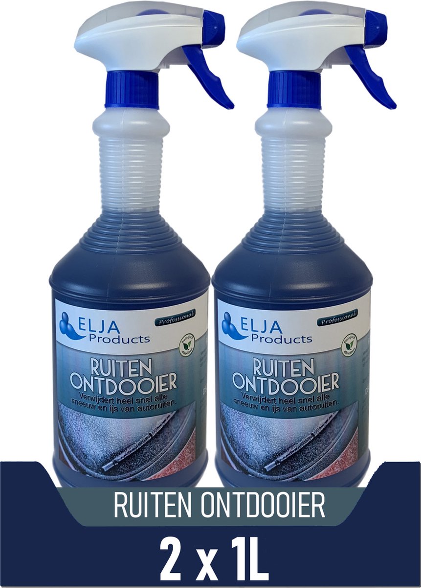Elja Ruitenontdooier | 2 x 1L Antivries spray
