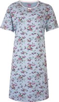 Tenderness Dames Nachthemd - Slaapkleedje - Mint Blauw - Maat L