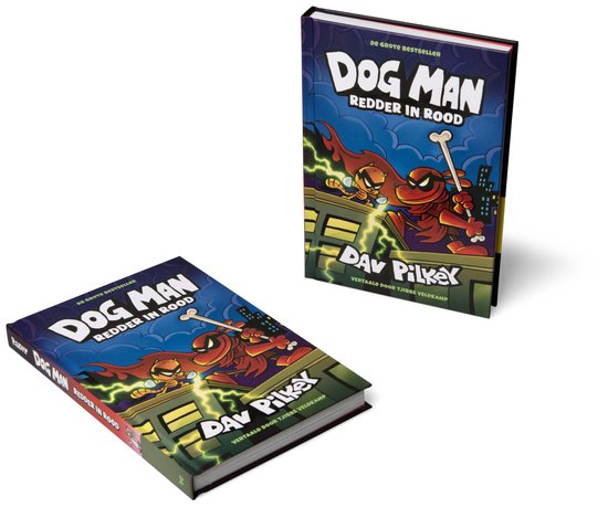 Dog Man 12 - Redder in rood