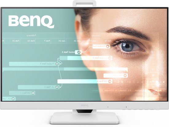 BenQ Monitor GW2486TC - IPS 24 inch beeldscherm - 1080p - Thuiskantoor Monitor - FHD - USB-C (65 W voeding) - Daisy-Chain - 99% sRGB - Eye-Care - 100Hz - Ergo Design - In hoogte verstelbaar