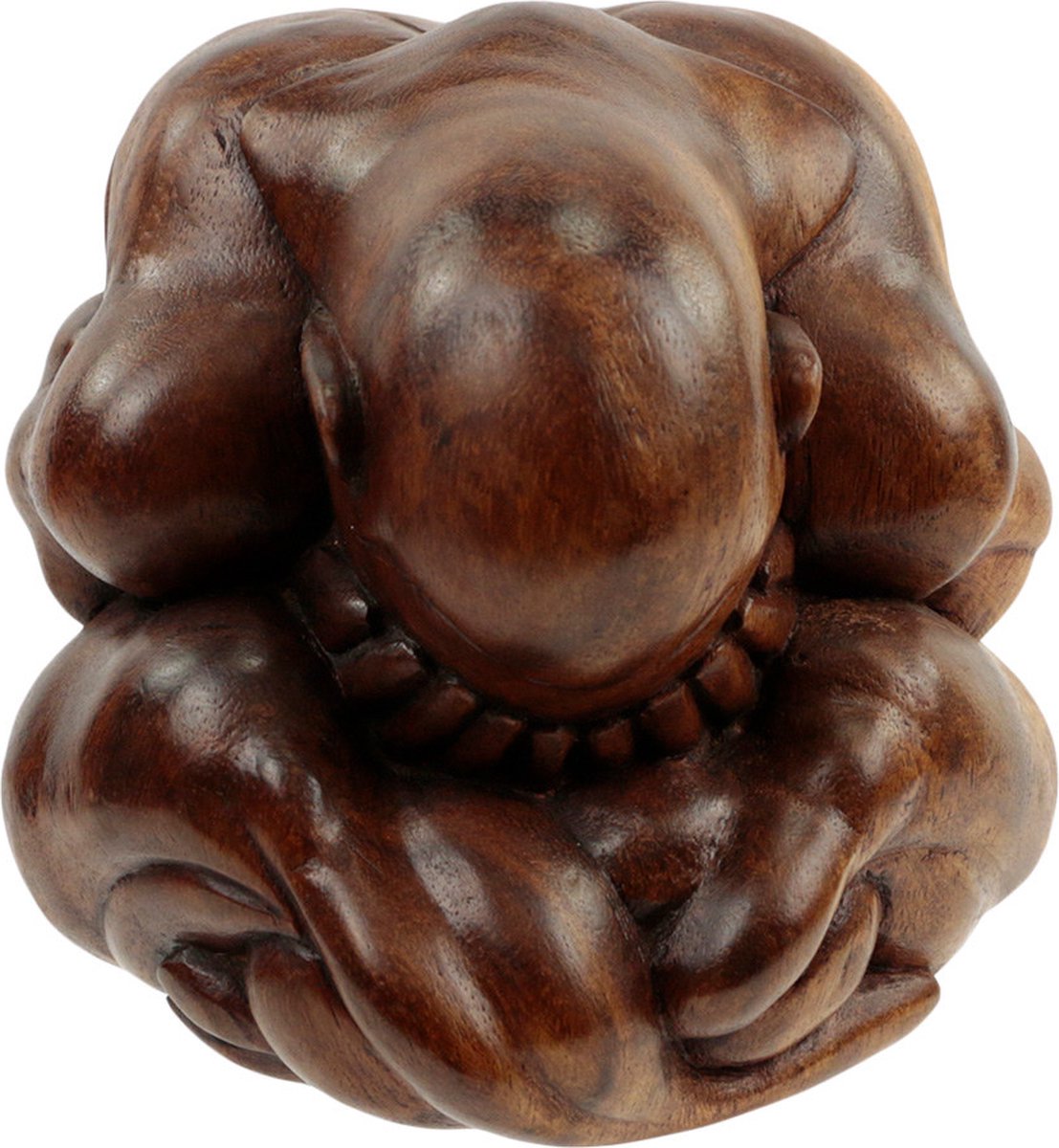 Houten Beeldje Yogi (17 x 14 cm)