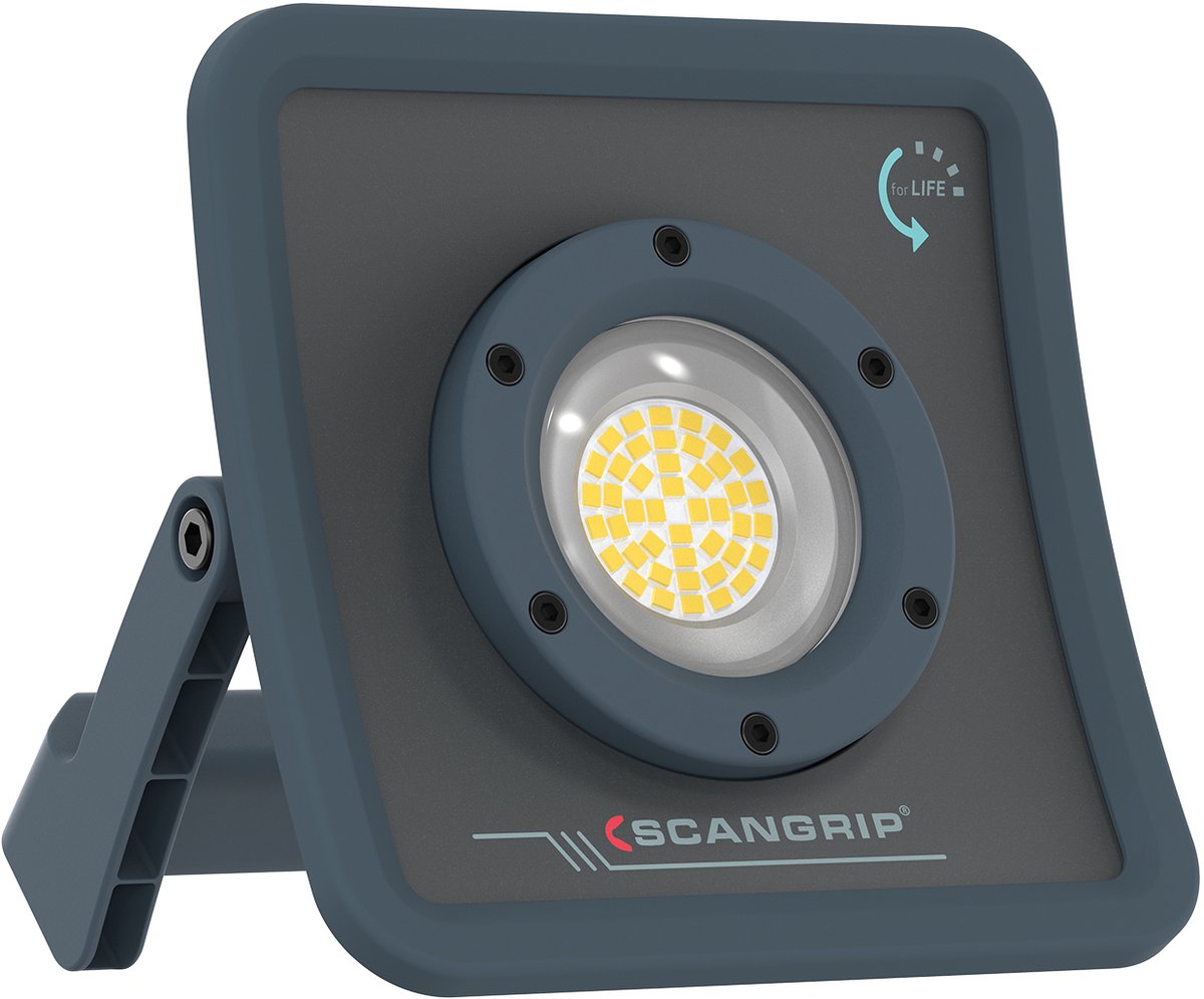 ScanGrip Bouwlamp dimbaar for LIFE Nova R Oplaadbaar 2000 lm met ingebouwde Magneet - MUST HAVE!