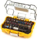 DeWALT DT7969 32-delige bitset in gele cassette met transparante deksel.