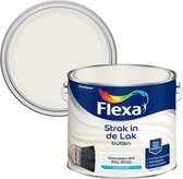 Flexa - Strak In De Lak Buitenlak Zijdeglans - Gebroken Wit / Ral 9010 - 2,5 L