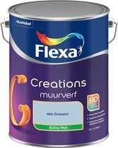 Bol.com Flexa - Creations Muurverf Extra Mat - Iets Oceaan - Mengverf - 5 L aanbieding