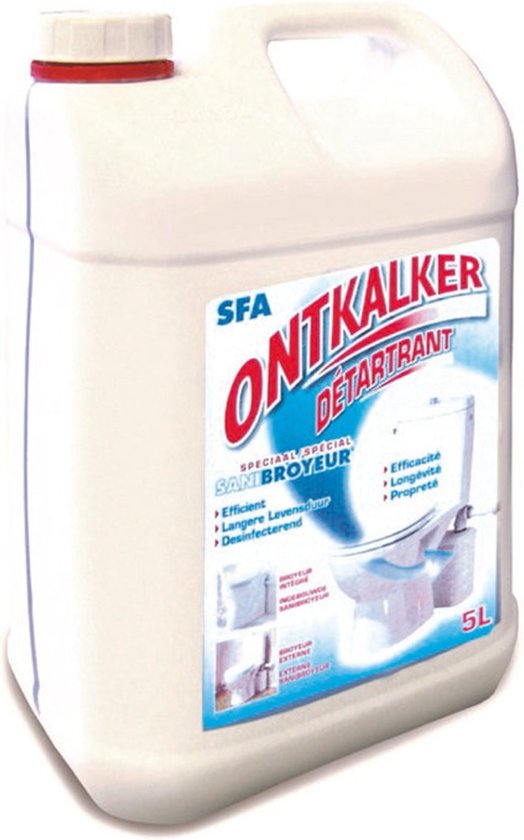 Sanibroyeur speciaal ontkalker 5 liter