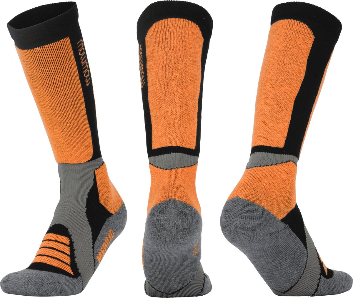 MowMow Skisokken Zilverionen Antibacterieel Heren Dames 43-46 Merino
