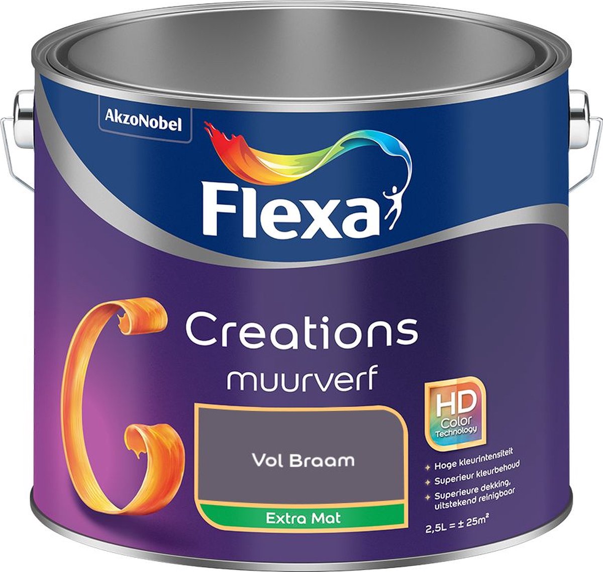 Flexa Creations Muurverf Extra Mat Vol Braam 2,5 L