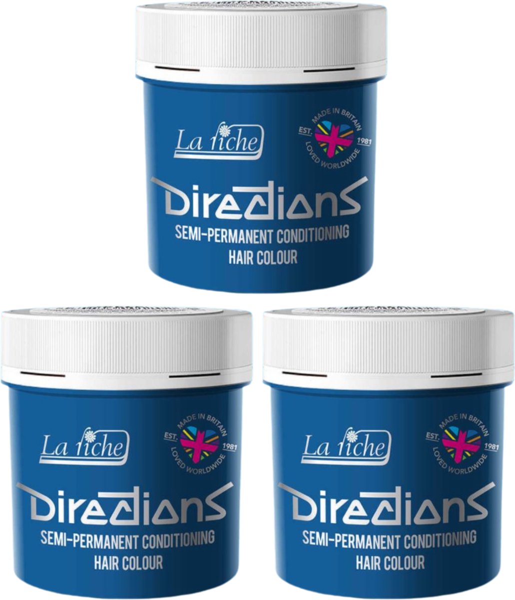 La Riche Directions - Lagoon Blue - Triple Pack - 3x88ml