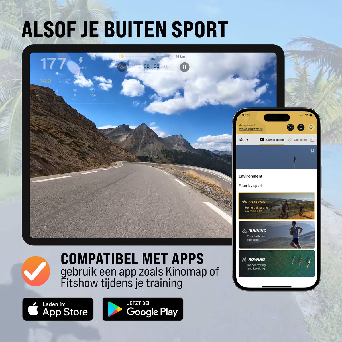 Afbeelding 3 van Sportana Hometrainer Eagle 4 - Inklapbaar 10 Niveaus – Zwart Zilver