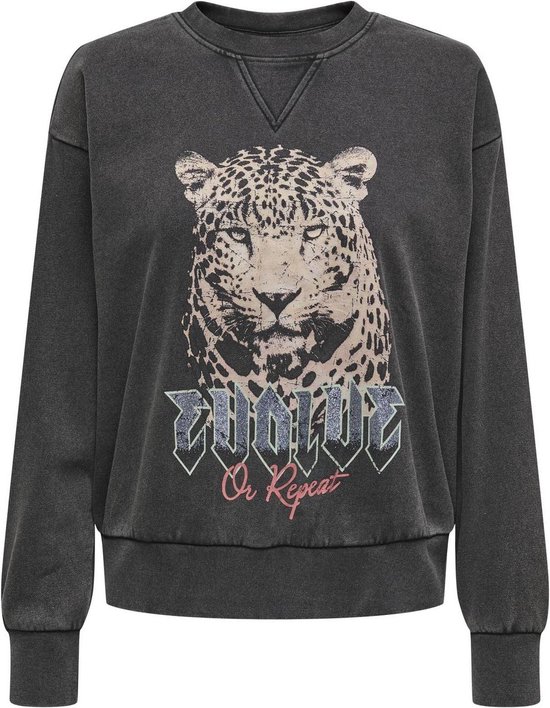 ONLY Women's Blazer Camo, Black, L