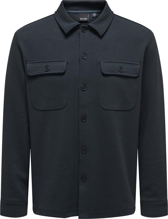 ONLY & SONS ONSNEWKODYL OVERSHIRT SWEAT NOOS Heren Overhemd - Dark Navy