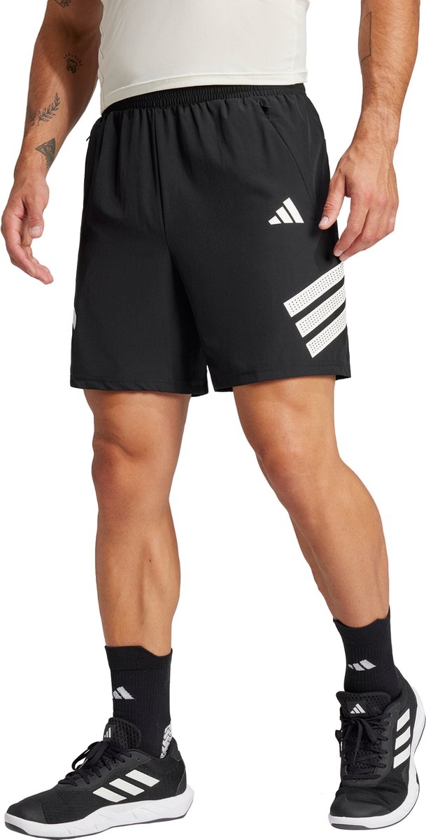 adidas Performance Icon 3-Stripes Short Heren Zwart