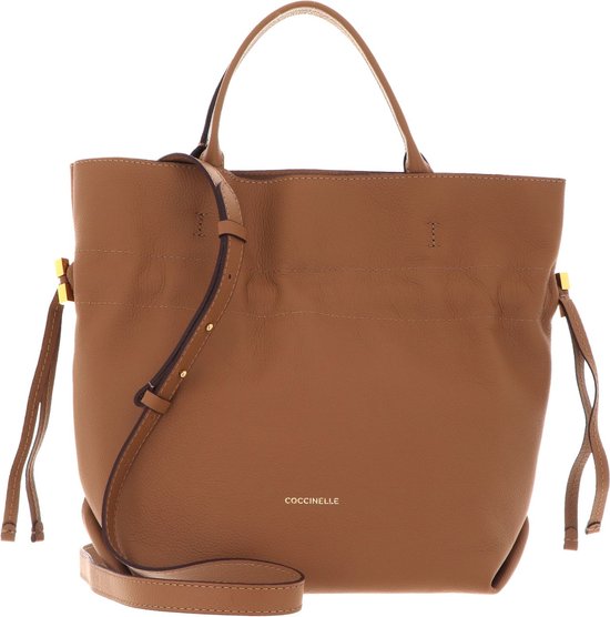 COCCINELLE Cuir Sac shopper Sac à épaule Romance Handbag Nocciola / Nocciola Marron clair