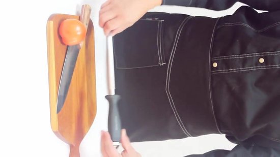 SharpFix Fusil d'aiguisage Classic – Aiguiseur de couteaux 60 HRC – Aiguiseur à tirage – Noir