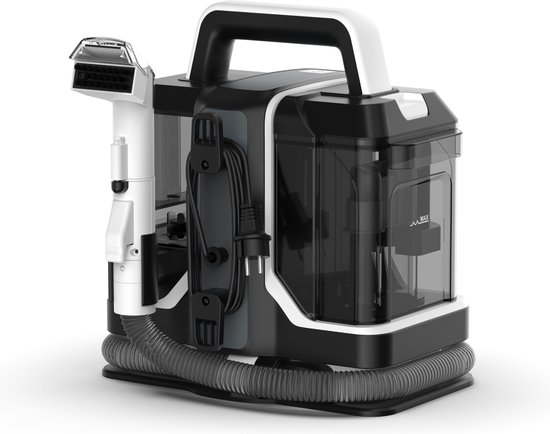 Deemer Tapijtreiniger Vlekkenreiniger Zetelreiniger Machine - Bank & Meubel Reiniger Stofzuiger - Tapijt Apparaat Meubelreiniger - Haarverwijderaar Stofzuiger Voor Dierenharen Reinigen - 750W Krachtige Zuigkracht - Inclusief Reinigingsmiddel
