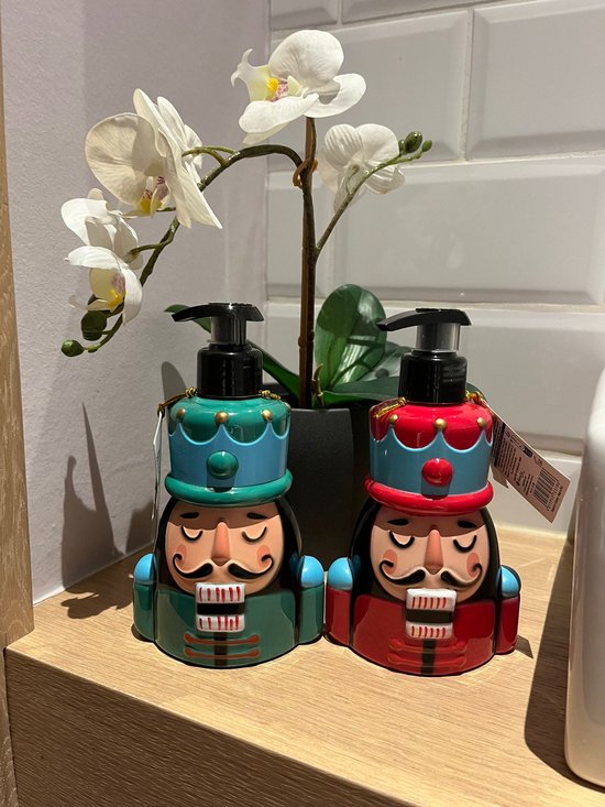 Savon pour les mains de Noël Pompes à savon Casse-Noisette lot de 2