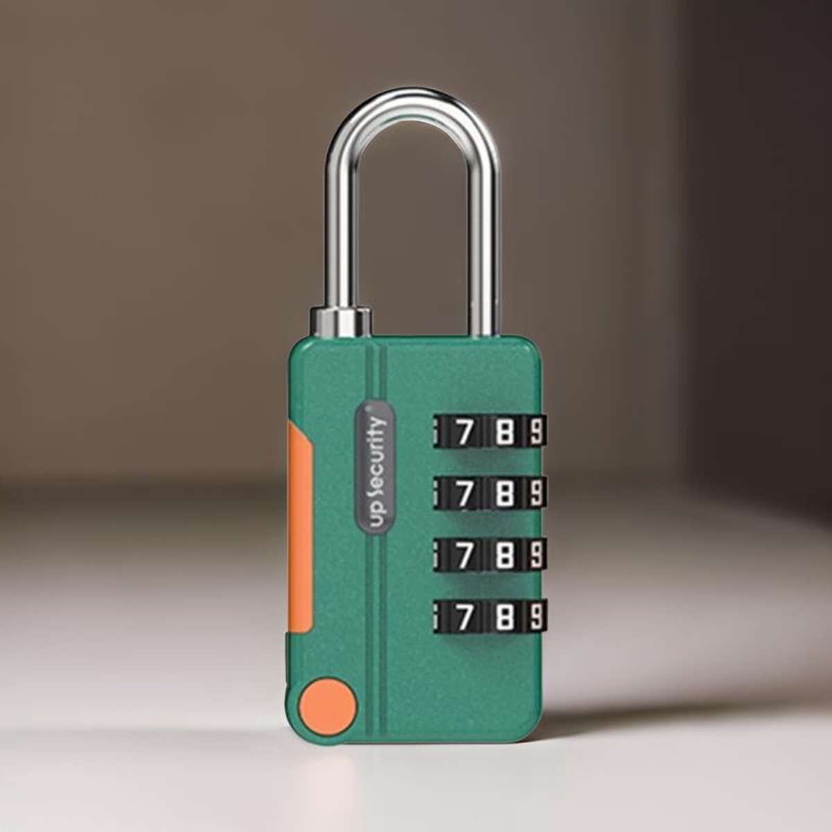 Hangslotje met Cijfercode – 4 Cijfers – Groen – Cijferslot voor Kluisje, Locker, Rugzak, Tas – Veilig en Handig – Sterk en Duurzaam – Anti-Diefstal – Reizen, School, Gym, Sport, Kantoor
