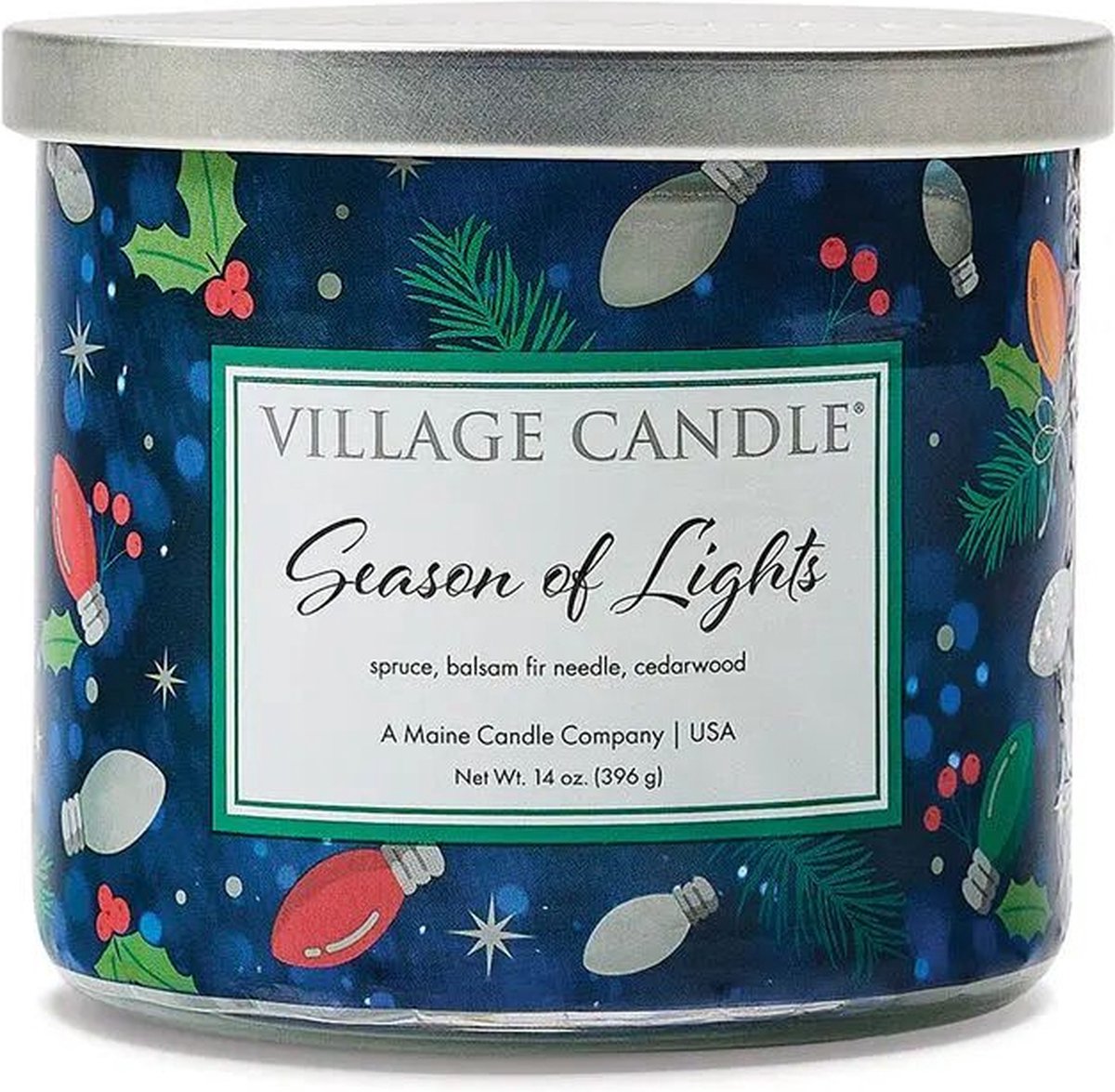 village candle Season of Lights Tumbler Geurkaars