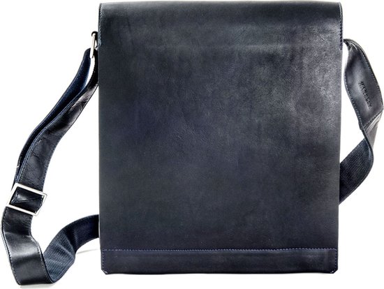 HAROLD'S Cuir Sac à épaule bandoulière Campo Messengerbag Upend Dark Blue Bleu marine