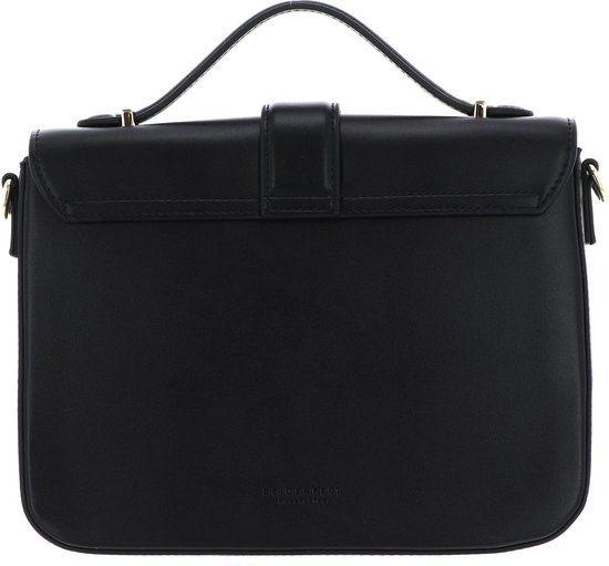 SEIDENFELT MANUFAKTUR Handtas Schoudertas Nellim Handbag Black / Gold Zwart