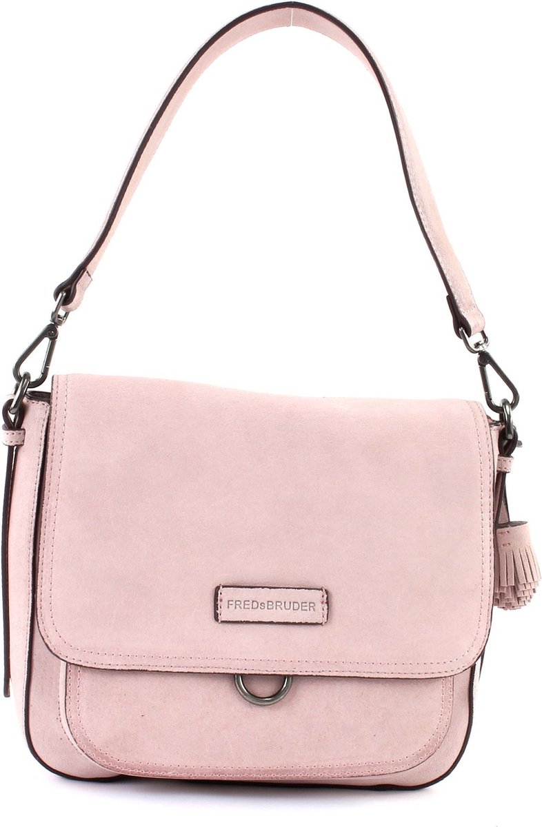 FREDsBRUDER Leren Schoudertas Score Cactus Valley Rose Roze