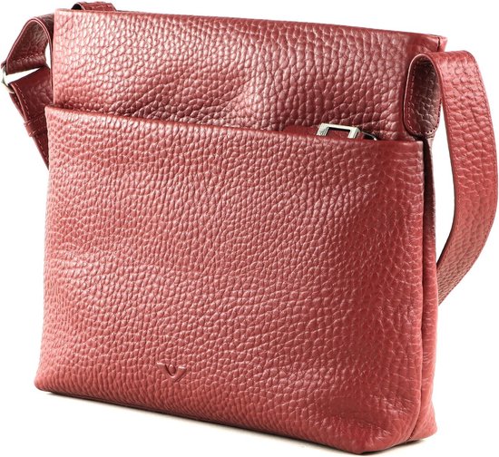 VOI Schultertasche Hirsch Bristol - Petrolfarbene Crossover Bag Aus Rindsleder