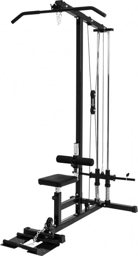 Gorilla Sports Lat Pulley Machine Verstelbaar Krachtstation