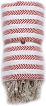 Duocolor Turkse handdoek Hamamdoek - Handdoek - Strandlaken - 100% Katoen - 100cm x 180 cm