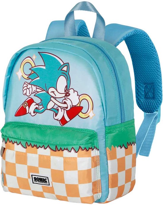 Sac à dos Sonic the Hedgehog Cartable pour enfants 22 x 27 x