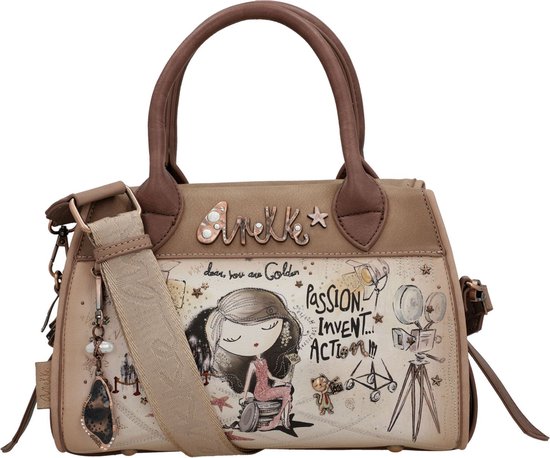 Anekke Alma short handle handtas | 023775-Bruin