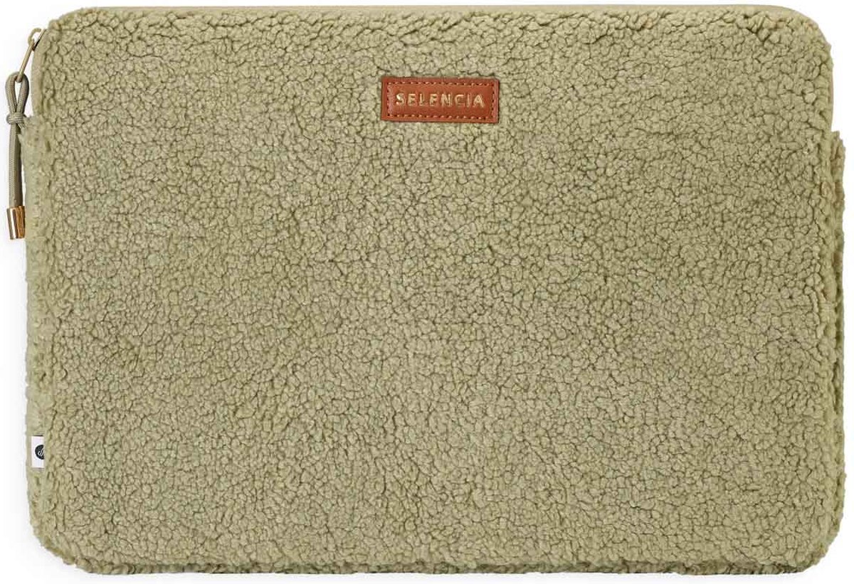 SELENCIA Teddy Sleeve Sleeve 16,2 inch Groen