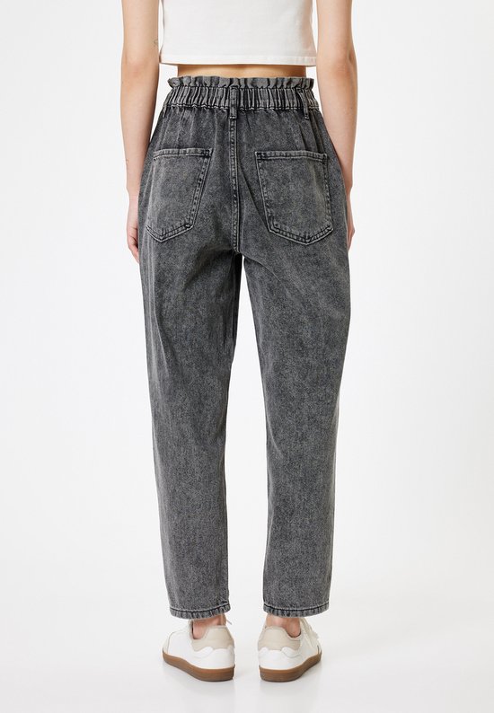 baleaf Damesbroek met wijde pijpen, capri, joggingbroek, yogabroek, hoge taille, bijgesneden met zakken, losse lounge, reizen, zomer, Zwart, L