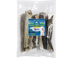 Fish D'light Salmon Skin Zalmhuid Zalmsticks Vis Natuurlijke Hondensnack Gedroogde Zalm Hond Snack