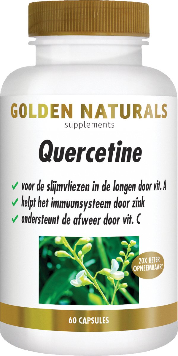 Goedkoopste Golden Naturals Quercetine (60 veganistische capsules