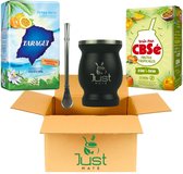 Beruth Zucca Bombilla Yerba Mate, set di tazza da tè in acciaio inossidabile da