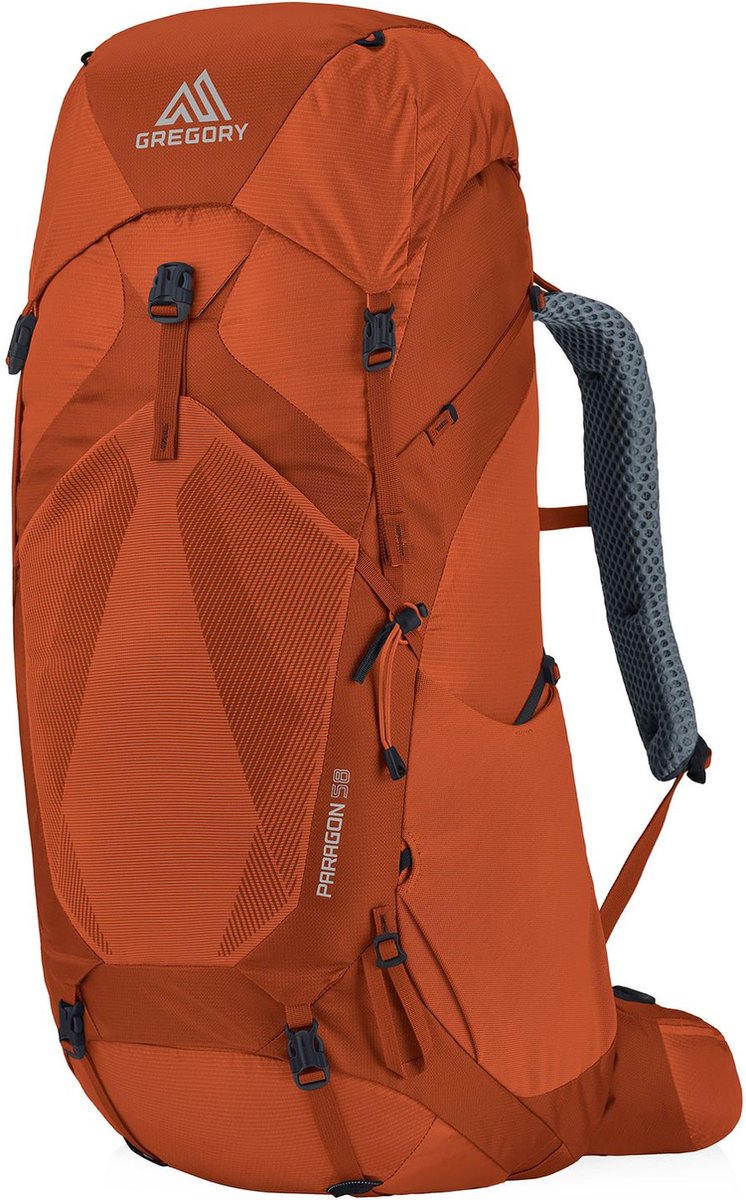 GREGORY Toeristische rugzak Rugzak Paragon 58 Backpack Ferrous Orange Terracotta