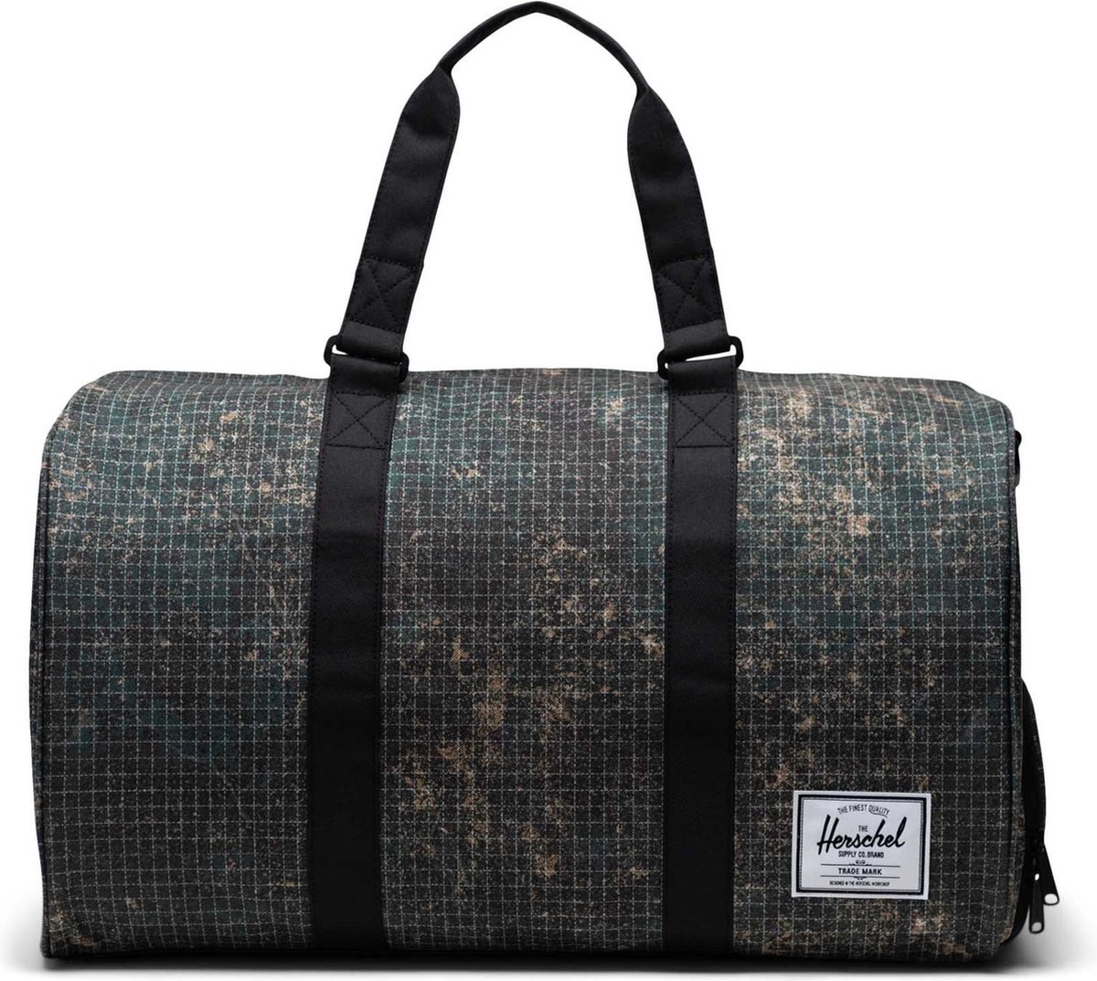 Herschel Reistas Sporttas Eco Novel Duffle Forest Grid Donkergroen