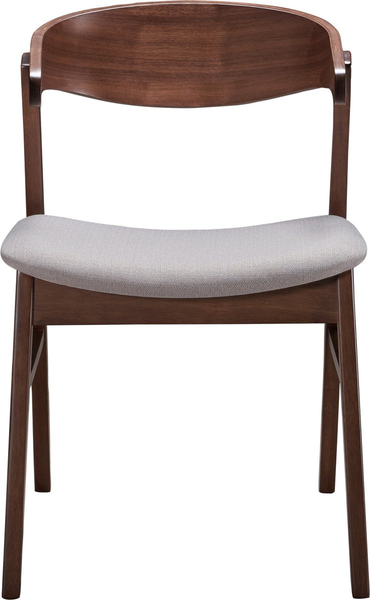 Selsey Panize - Houten stoel - Noten/beige