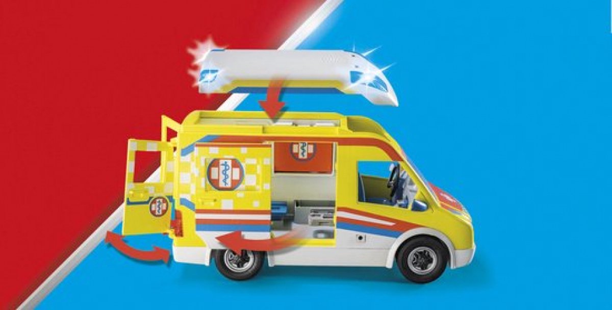 PLAYMOBIL City Life Ambulance met licht en geluid - 71202 — afbeelding 17