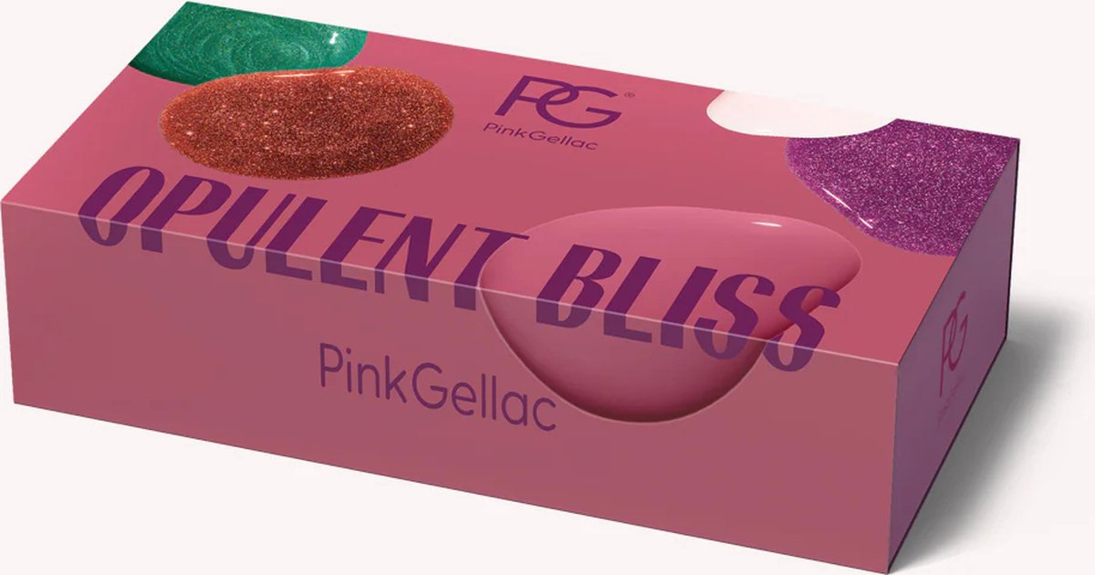 Pink Gellac Opulent Bliss Set Collection Box - Gellak Set van 5 x 15 ml Elegante Kleuren Gellak - Gel Nagellak - Gel Lak — cadeau in Verzorging - foto 5