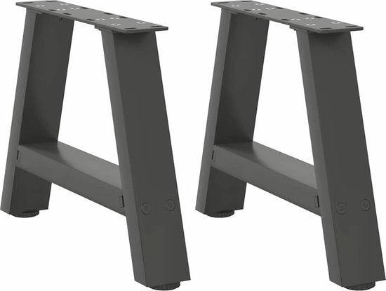 vidaXL Bartafelpoten 2 st U-vormig 40x(100-101) cm staal antraciet oine kopen vidaXL Bartafelpoten 2 st U-vormig 40x(100-101) cm staal antraciet oine kopen