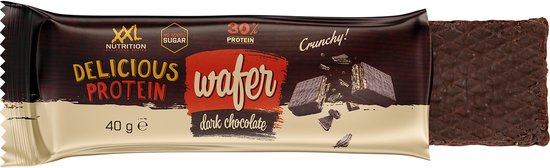 XXL Nutrition - Delicious Protein Wafer - Proteďne Wafelmix, Eiwit Snacks - Chocolade - 12 pack van XXL Nutrition — afbeelding 2