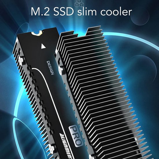 M.2 2280 SSD Rocket Heatsink, volledig Koperen Dual Heat Pipe SSD Koeler DIY voor PCIE NVME SATA 2280 SSD Heatsink met Thermische Pad