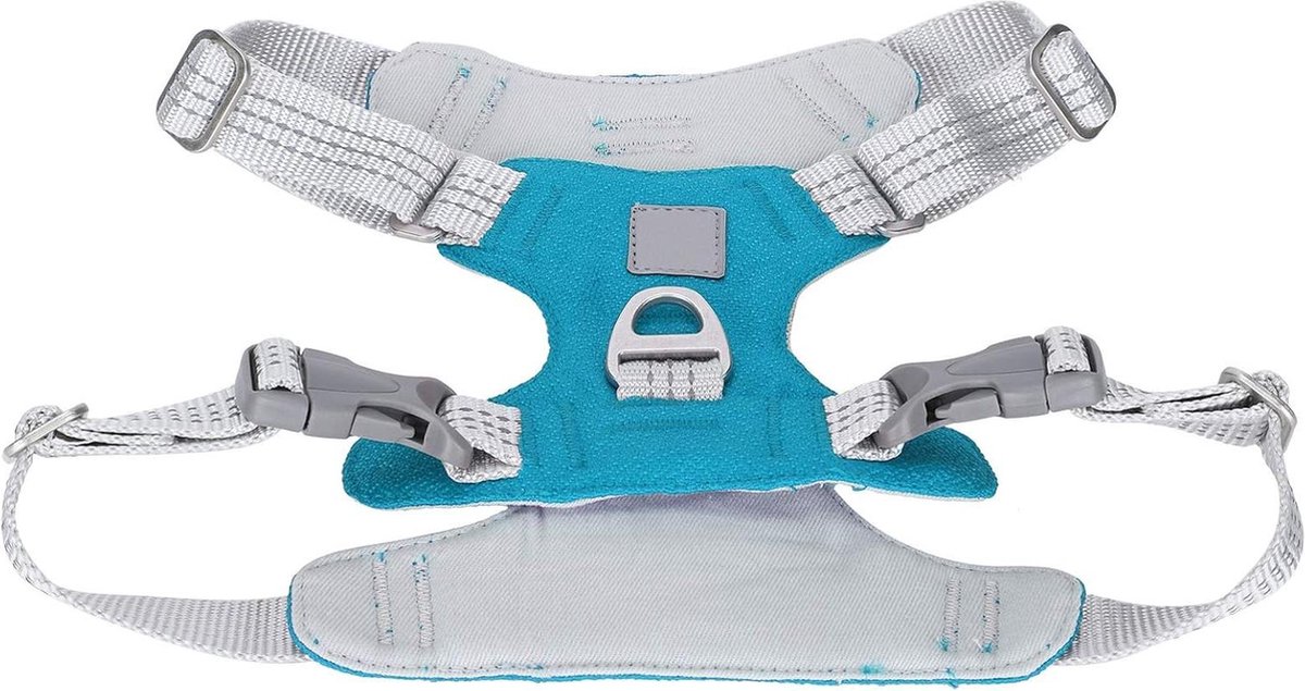 Reflecterende Zachte Mesh Leash Vest Streep Harnas Verstelbare Oxford Doek Anti-Explosie Voor Kat Hond .