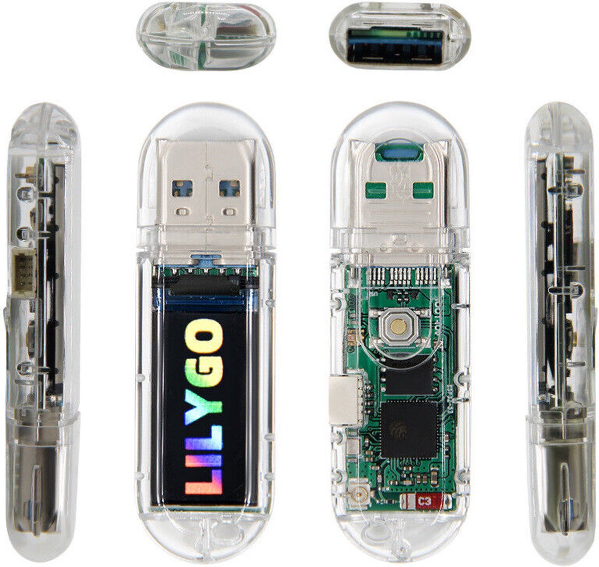 Solo Mining Apparaat Nieuwe NerdMiner V2 300KH NMminer Dongle USB 3 W  Bitcoin Solo Loterij Mijnwerker Win 3.125 BTC Met Laag Stroomverbruik  WiFi-verbinding USB-A Power NerdMiner V2 USB
