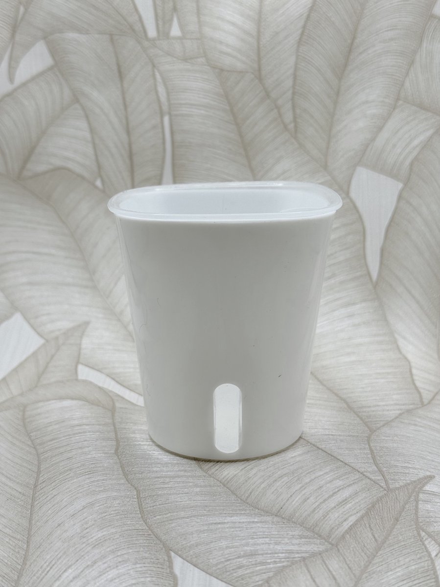 Zelfwaterende pot met transparante binnenpot - 7,5 cm - 10 stuks - bloempot - plantenpot